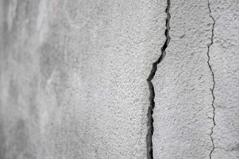 Repaired Wall Cracks